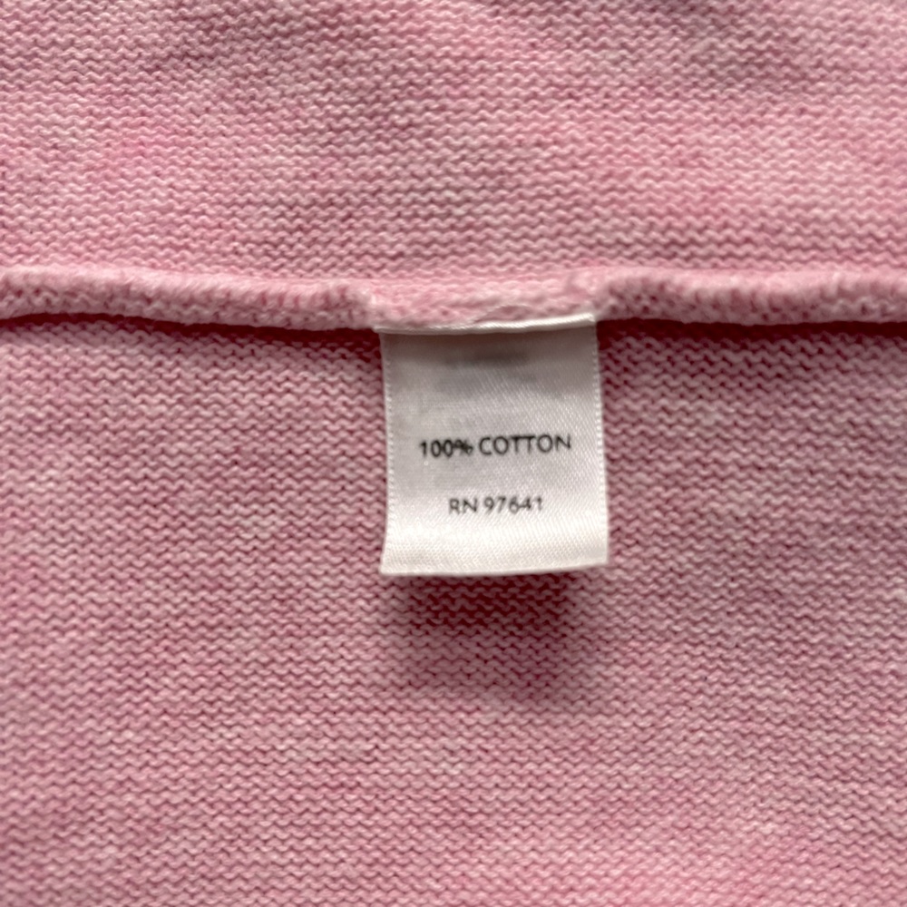 Purejill J.Jill Pink Heather 3/4 Sleeves Light Sweater - Picture 4 of 6